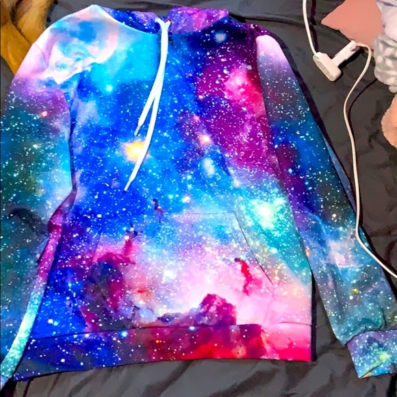 LightInTheBox Tops - Galaxy Hoodie
